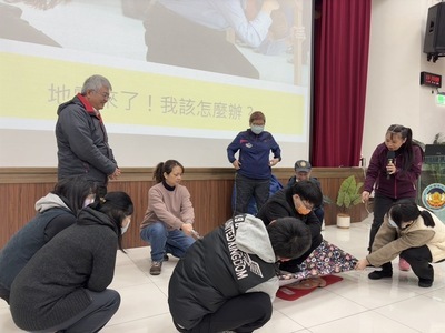 - Earthquake Shelter Drill: Participants practice protective maneuvers during a simulated earthquake to strengthen real-time response and self-protection skills.